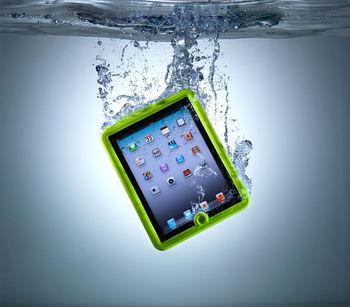 iPad Case wasserdicht für iPad-2 grau - zum Schließen ins Bild klicken