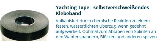 Riggingtape selbstverschw 10mx19mm weiß