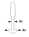 Mastrutscher SS0475 L30/b1 4/b2 14mm - zum Schließen ins Bild klicken