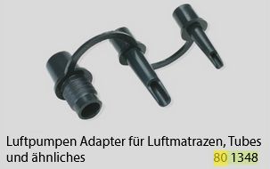 Adapter für Luftpumpen Luftmatratzen