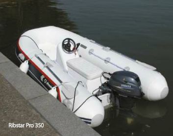 Schlauchboot Ribstar Pro 350 weiß/blau