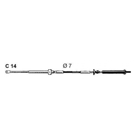 Schaltkabel C14-5ft 1,53m