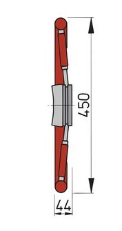 Vetus Steuerrad KW45 dm450mm Mahagonihol