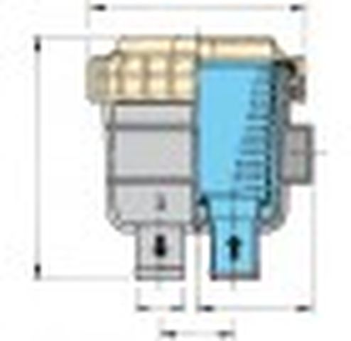 Vetus Kühlwasserfilter FTR330/16mm