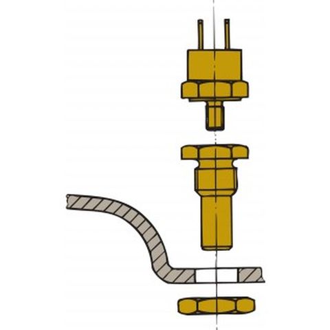 Vetus Sensor zu Auspuffalarm MF/MV/LSG..