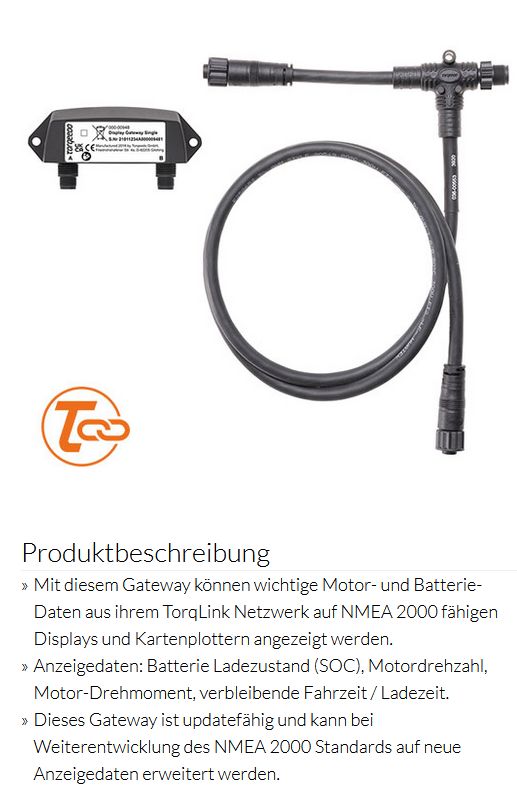 Torqeedo Display Gateway Single