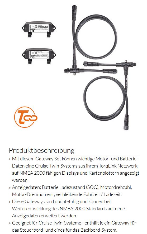 Torqeedo Display Gateway Twin