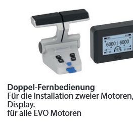 Evo Doppelaufbau-Remote für Evo Motoren