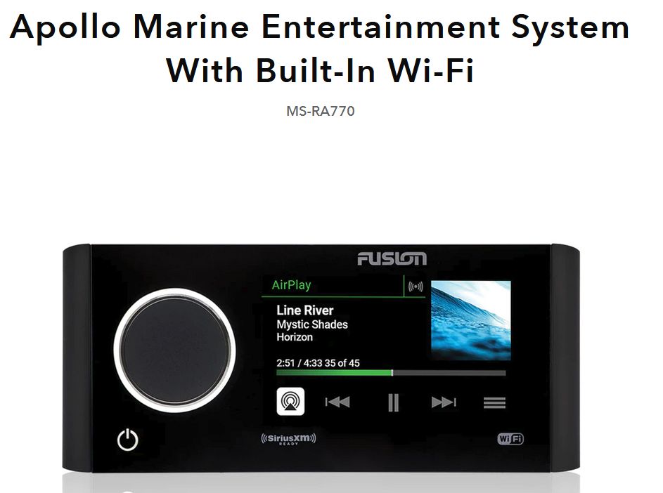 Fusion 770 Marine Radio AM/FM/Blue Tooth - zum Schließen ins Bild klicken