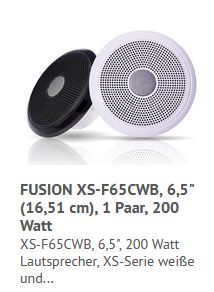 Fusion 6,5" XS-F65CWB Lautsprecher w&sch