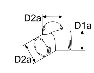 Webasto Y-Stück 90/90/90mm 90°