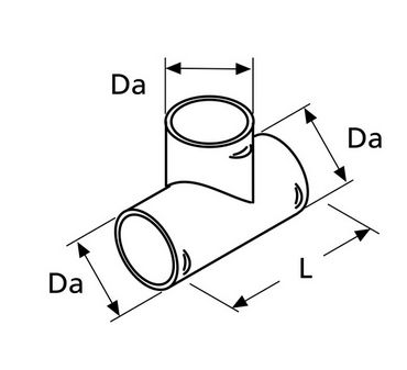 Webasto T-Stück D90/90/90mm 90° - zum Schließen ins Bild klicken