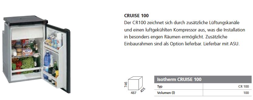 Isotherm CR100 Cruise 12/24/230V