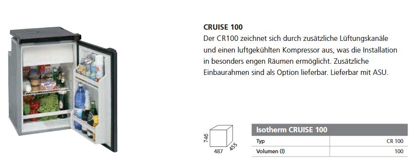 Isotherm CR100 Cruise Classic 12/24V