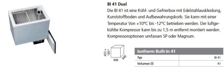 Isotherm BI41 Dual Einbaubox 12/24/230V