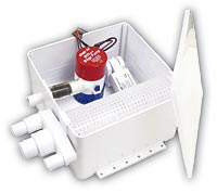 Rule Shower Drain 12V Multizulauf