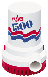 Rule 1500 Bilgepumpe 12V 5800Ltr/h - zum Schließen ins Bild klicken