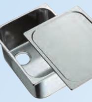 Spülbeckenabdeckung für 320x170mm niro