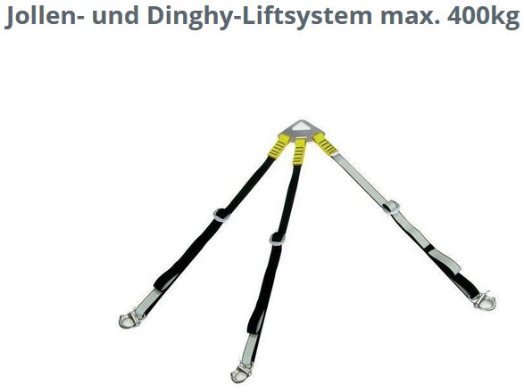 Liftsystem für Dinghy u Jollen bis 400kg