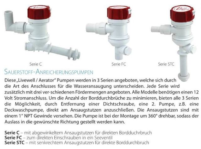 Rule Sauerstoff-Anreicherungspumpe FC12V