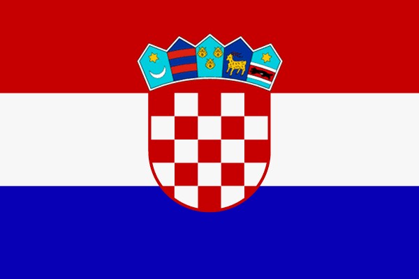 Flagge 30x45cm Kroatien