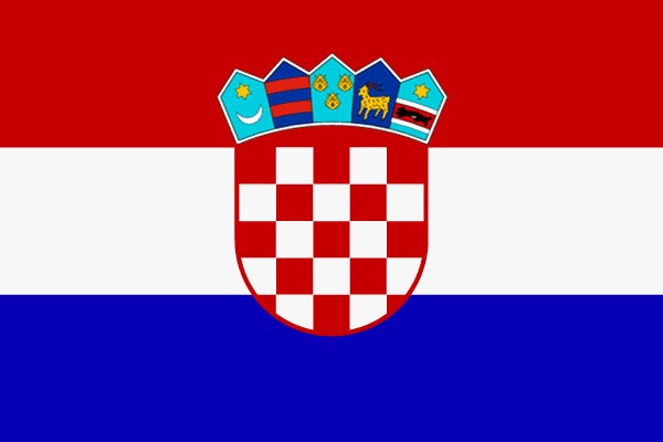 Flagge Kroatien 40x60cm - zum Schließen ins Bild klicken