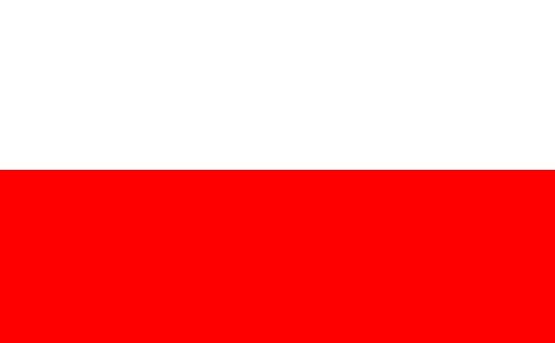 Flagge Polen 20x30cm