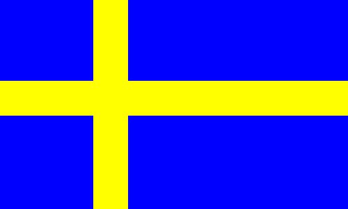 Flagge Schweden 30x45cm