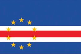 Flagge 30x45cm Capverdische Inseln