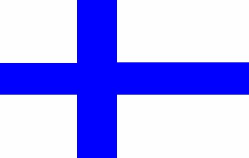 Flagge Finnland 20x30cm - zum Schließen ins Bild klicken