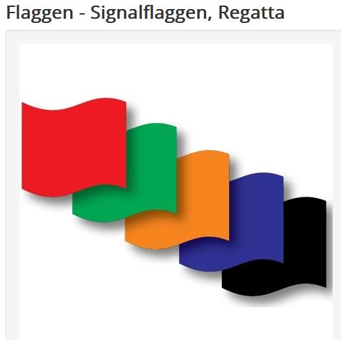 Flagge 50x75cm blau (Zielflagge) - zum Schließen ins Bild klicken