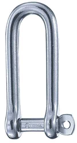 Schäkel 10mm lang niro Wichard uvsbB Schäkel 10mm lang niro Wichard uvsbB