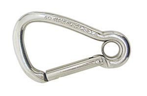 Karabiner 11x124mm asymetrisch mit Auge