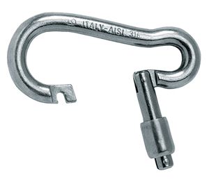 Karabiner 8x80mm außen öffnend KeyLock