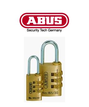 Vorhangzahlenschloß 20mm Abus messing