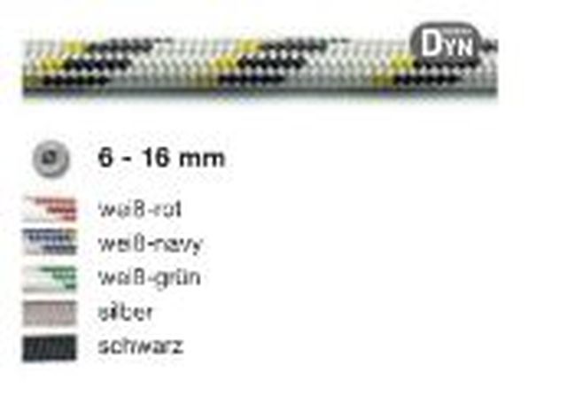 Fall Admiral Dyneema 7000 6mm weiß/grün