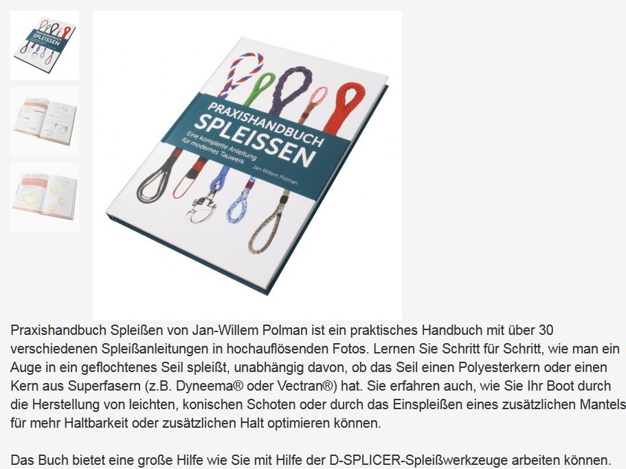 Spleißbuch Praxishandbuch Spleissen - zum Schließen ins Bild klicken