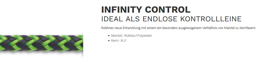 Infinity Control schwarz/lime 5mm - zum Schließen ins Bild klicken