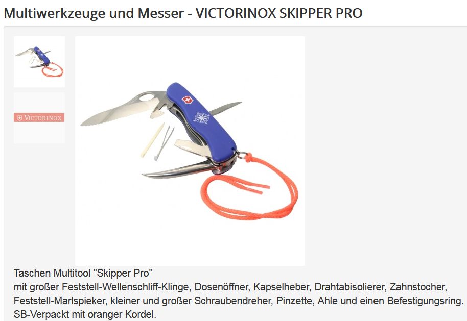 Messer Victorinox Skipper Pro