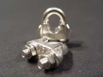 Drahtseilklemme 3mm niro (Bügel) 100Stk - zum Schließen ins Bild klicken