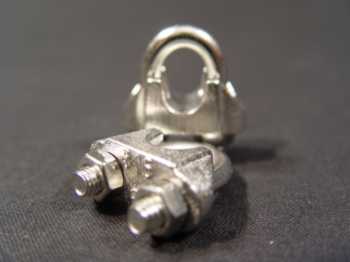 Drahtseilklemme 3mm niro (Bügel) - zum Schließen ins Bild klicken