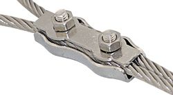 Drahtseilklemme 4mm niro (Duplex)