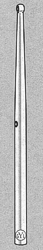 Relingsstütze 450mm 2Durchzug