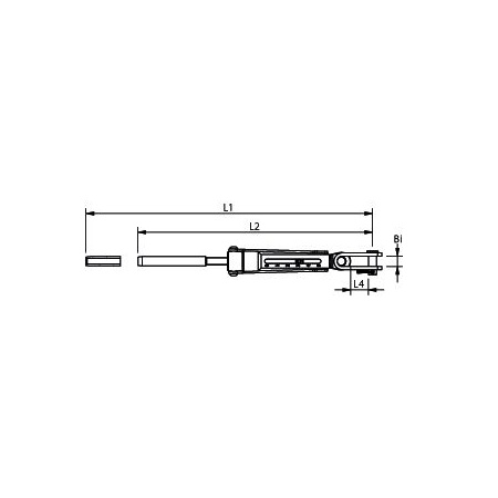 Wantenspanner QRT 5/16" Toggle Draht 4mm