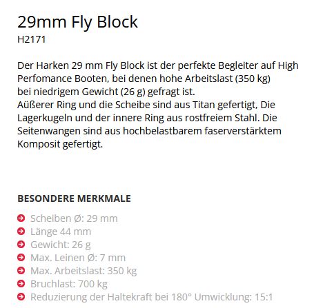 2171 29mm Fly Block titan 1fach