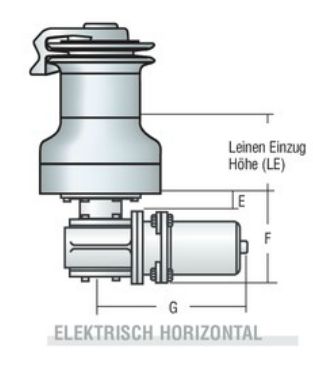 80-2STECH Radial Winsch 2gang chrom hori