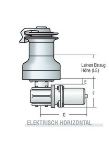 80-3STECH Radial Winsch 3gang chrom hori