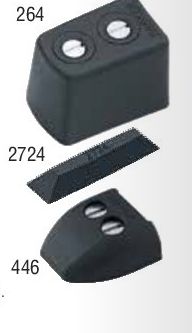 446 Gummi-Enpuffer f SmallB-Schiene