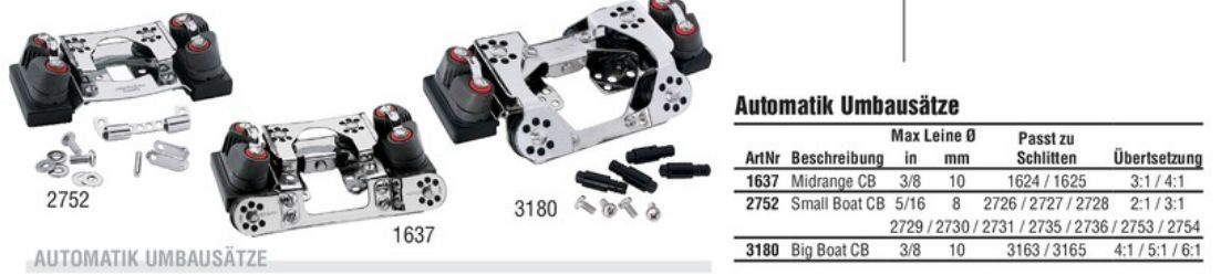 3180 BB Adapter-Kit auf Automatik-Travel - zum Schließen ins Bild klicken