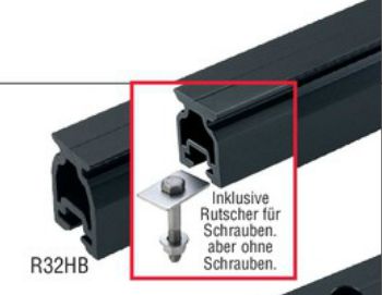 R32HB.3,6m CB Schiene hoch variable Befe - zum Schließen ins Bild klicken